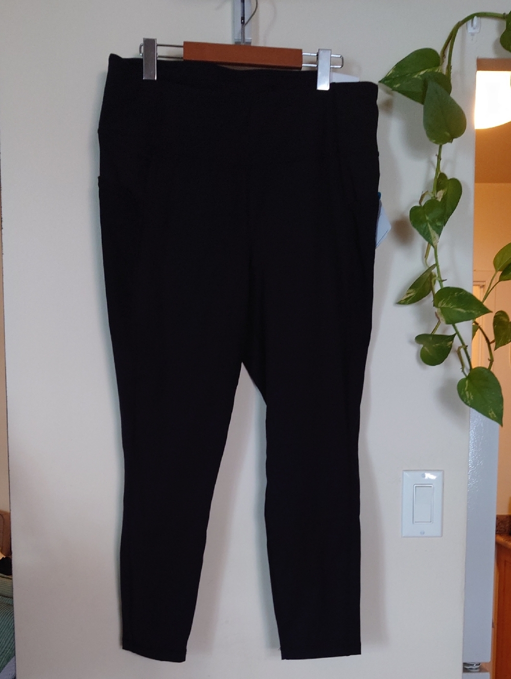 Reebok Black Skinny Pull-On Active Leggings